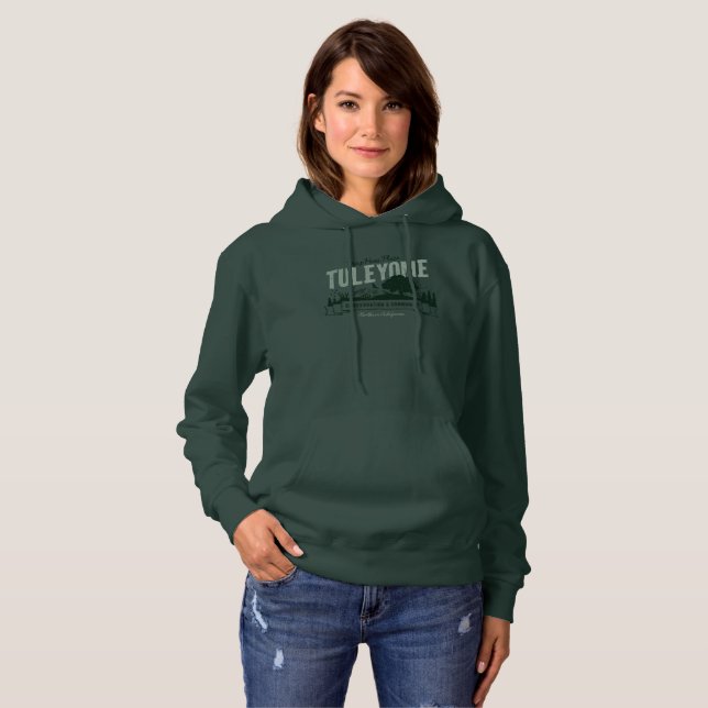 Moletom Conservação e comunidade, o Hoodie das mulheres, F (Frente Completa)