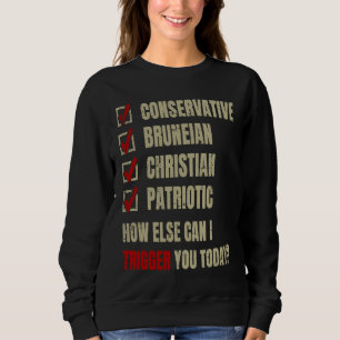 Moletom Conservador Cristão Patriótico Bruneano