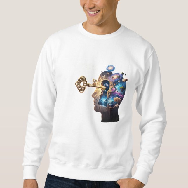 Moletom Consistência desbloqueia a mente (Frente)