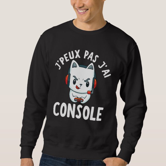 Moletom Console Jpeux Pas J Ai - Gamer De Geek (Frente)
