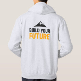 Moletom Construa o Seu Futuro Casaco Minimalista Motivacio