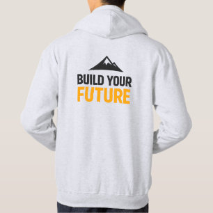 Moletom Construa o Seu Futuro Casaco Minimalista Motivacio