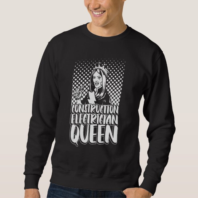 Moletom Construção Elétrica Queen Work Building, sociedade (Frente)