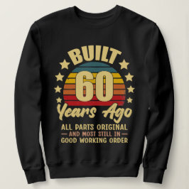 Moletom Construído há 60 anos Todas as Peças Originais Ani