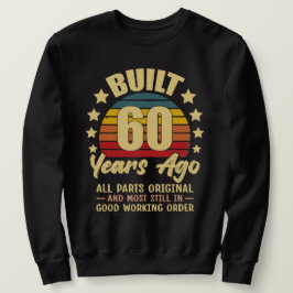 Moletom Construído há 60 anos Todas as Peças Originais Ani
