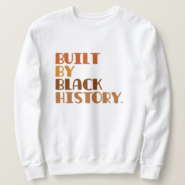 Moletom Construído pela História Negra  (Frente do Design)
