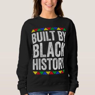 Moletom Construído por orgulho negro de história negra