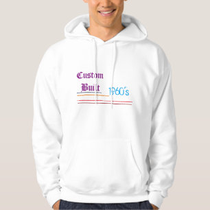 Moletom construído sob medida feito nos anos 60 humor amig