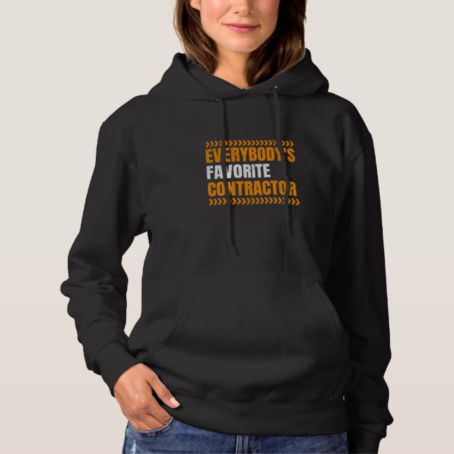 Moletom Construir construtores de contratantes favoritos d (Frente)