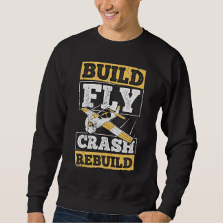 Moletom Construir Voar Cair Reconstruir - Aviador Aeronáut