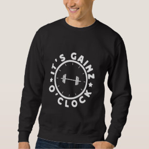 Moletom Construtor poderoso é Gainz O´clock Gym