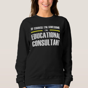 Moletom Consultor educacional incrível