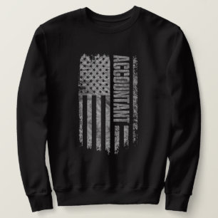 Moletom Contador Bandeira EUA design distressed