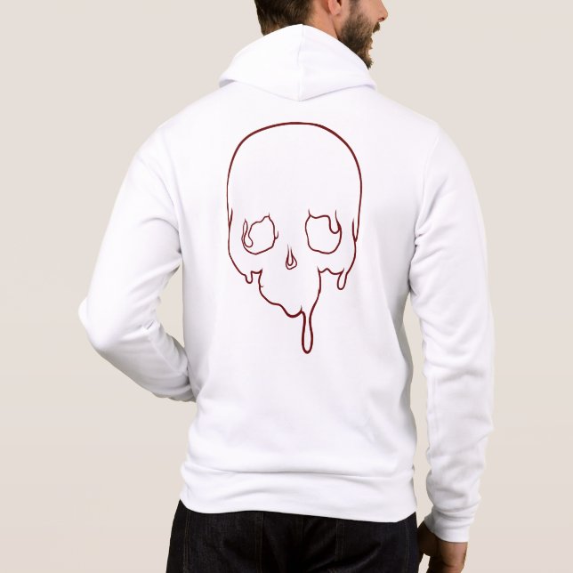 Moletom Contorno de Caveira Personalizável (Verso)