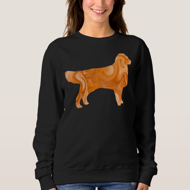Moletom Contorno do ouro Retriever (Frente)
