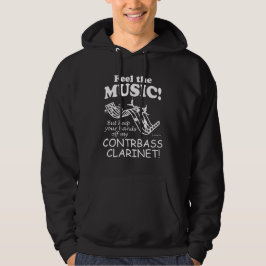Moletom Contrabass Clarinet Sente O Hoodie Musical
