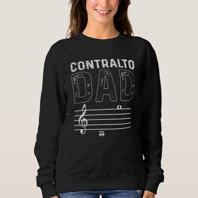 Moletom Contralto Dad Music Choir Musician Theater Opera S (Frente)