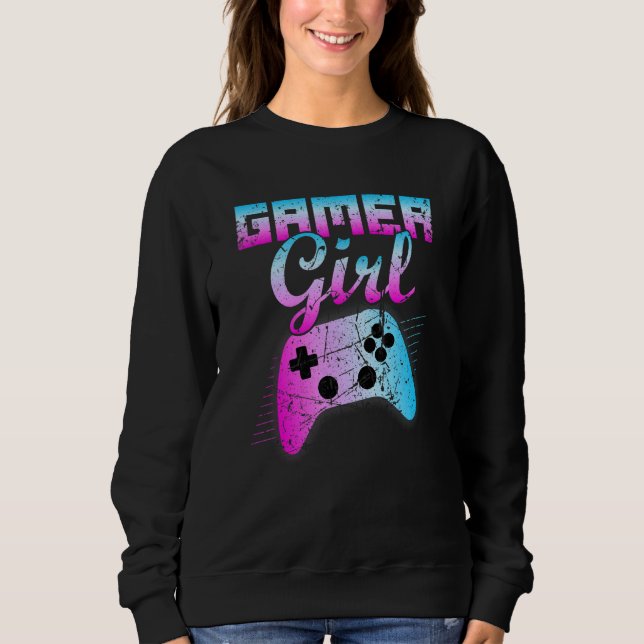 Moletom Controladora de jogos Legal para Gamer Girl (Frente)