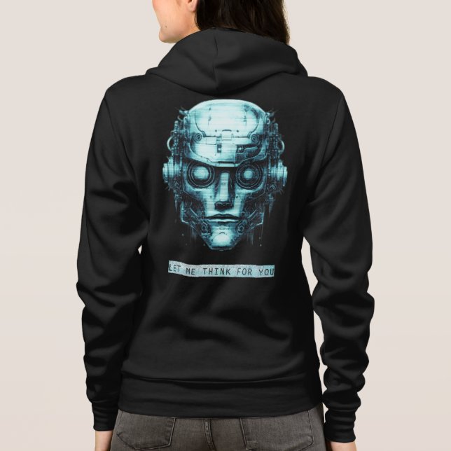 Moletom Controle da mente Verdadeiro Cyberpunk Frente e Tr (Verso)