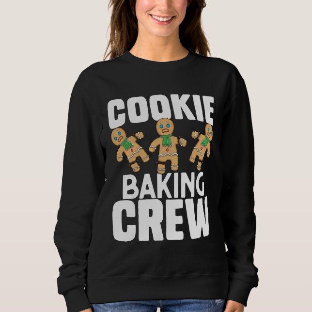 Moletom Cookie Baking Crew Christmas Bakers Team Baker's (Frente)