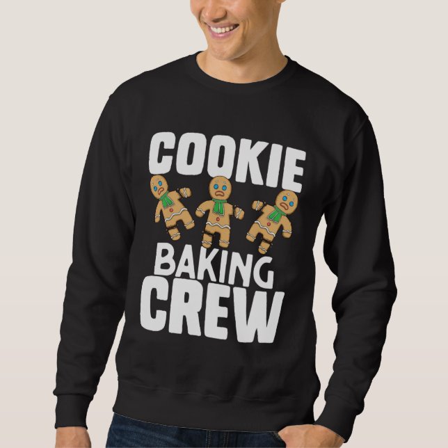 Moletom Cookie Baking Crew Christmas Bakers Team Baker's (Frente)