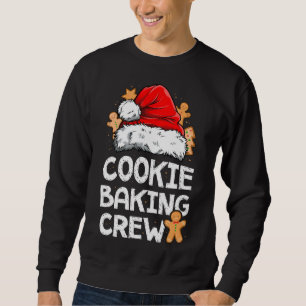 Moletom Cookie Baking Crew Papais noeis Família Gingerbr