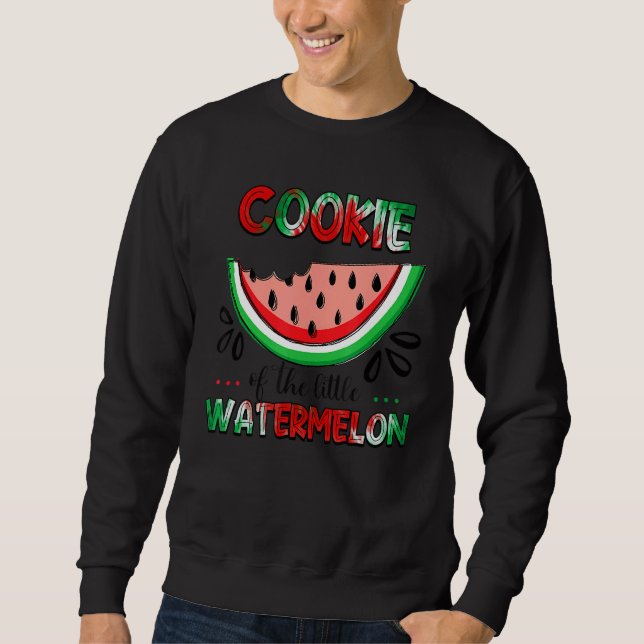 Moletom Cookie Da Pequena Melancia De Verão Que Correspond (Frente)
