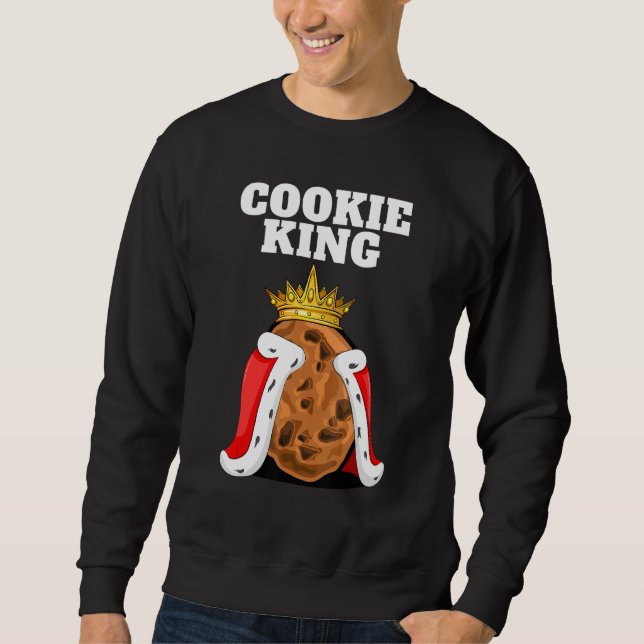 Moletom Cookie King Mens Cookie Biscuits Cute Cookie (Frente)