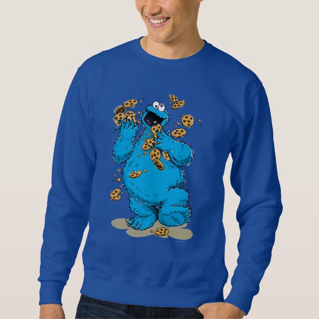 Moletom Cookie Monster Crazy Cookies (Frente)