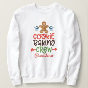 Moletom Cookie Personalizado Fazendo Tripulação-Avó