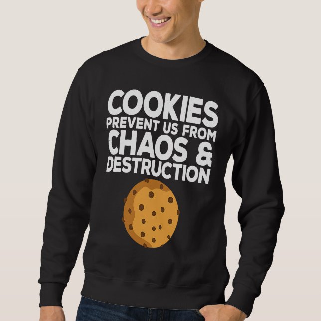 Moletom Cookie Quote Chocolate Chip Cookie   Idea (Frente)
