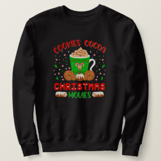 Moletom Cookies, Cocoa, Christmas Movies Cozy Holiday Vibe