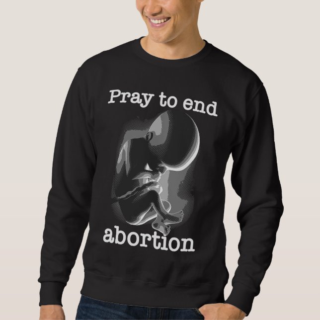 Moletom Cool Anti Abortion  Best Pro Life Catholic Men Wom (Frente)