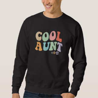 Moletom Cool Aunt vintage floral to auntie from niece