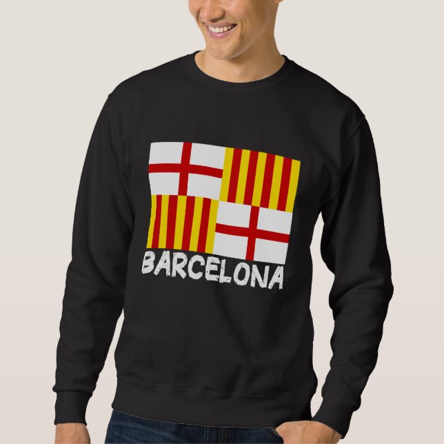 Moletom Cool Barcelona Flag (Frente)