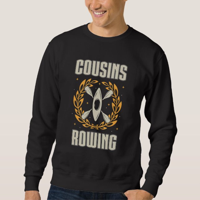 Moletom Cool Boat Racing Cousins Rowing Rowers Men Women (Frente)