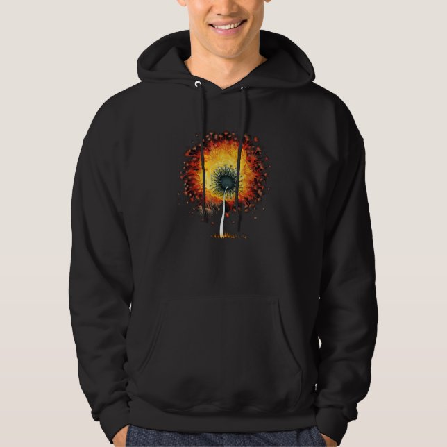 Moletom Cool burning Dandelion Flower (Frente)