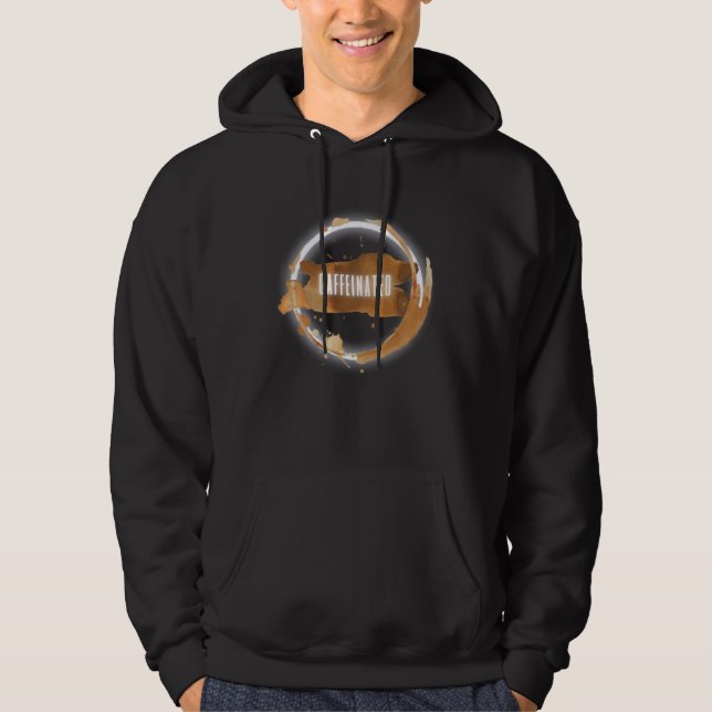 Moletom Cool Coffee Caffeinated Coffee  Caffeine Casual (Frente)