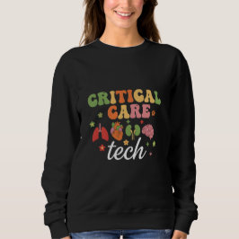Moletom Cool Critical Care Tech Groovy Monitoring Nurse