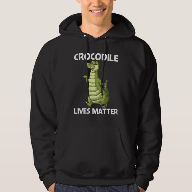 Moletom Cool Crocodile For Men Women Alligator Reptile Ani (Frente)