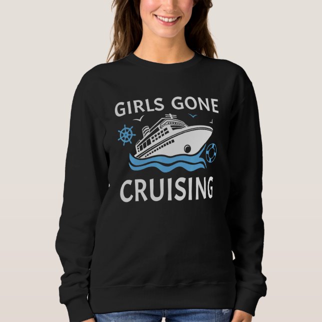 Moletom Cool Cruising For Women Girls Cruise Ship Cruising (Frente)