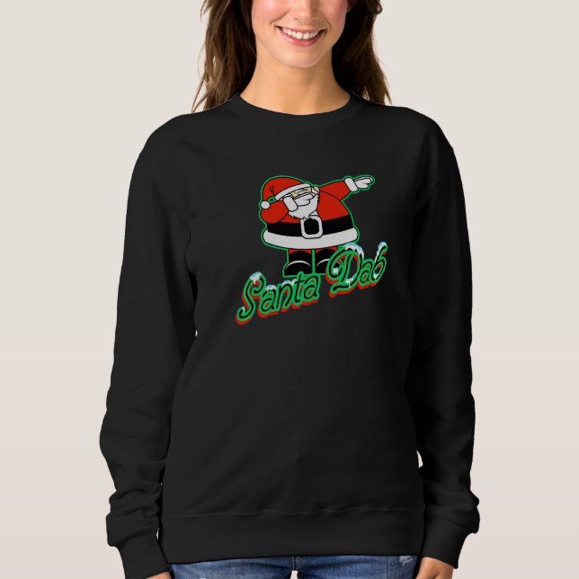Moletom Cool Dabbing Dab Santa Claus Christmas Eve Xmas Pa (Frente)