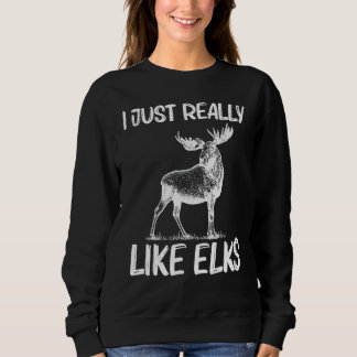 Moletom Cool Elk For Men Women Elk Deer Hunter Hunting
