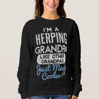 Moletom Cool Fathers Day T-Shirt Herping Grandpa