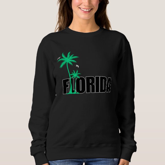 Moletom Cool Florida Beach Vibes & Relaxing Scenery Of Flo (Frente)