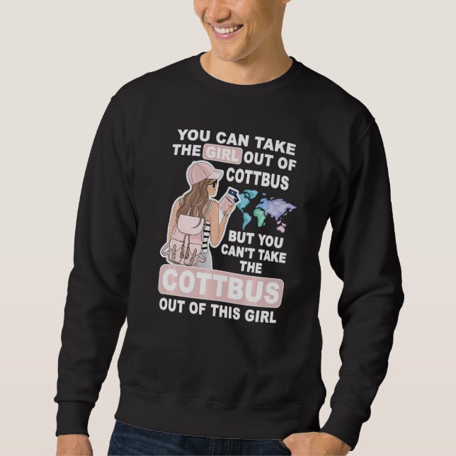 Moletom Cool Girl from Cottbus City  Proud Cottbus Girl (Frente)