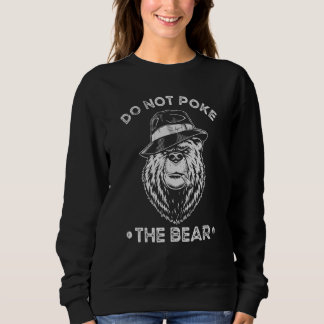 Moletom Cool Grizzly Bear With Hat Bear Spirit Animal