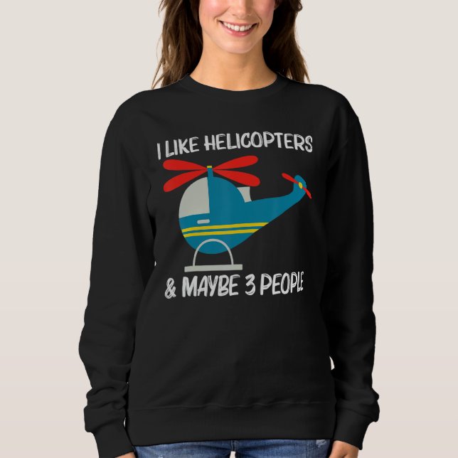 Moletom Cool Helicopter For Men Women Aircraft Aviation Pi (Frente)