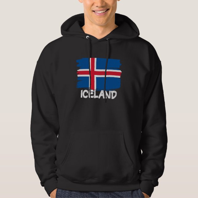 Moletom Cool Iceland Flag (Frente)