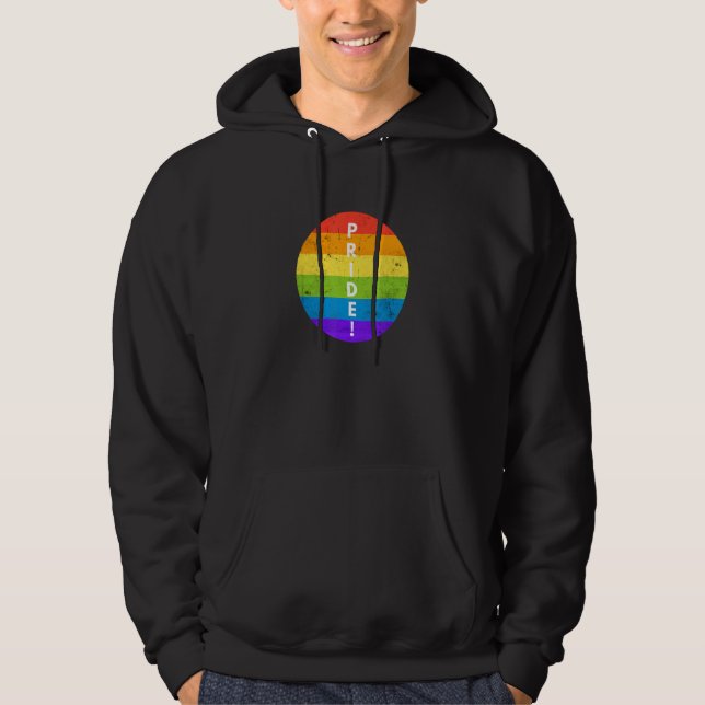 Moletom Cool LGBT Pride Celebrate Equality Rainbow Flag LG (Frente)